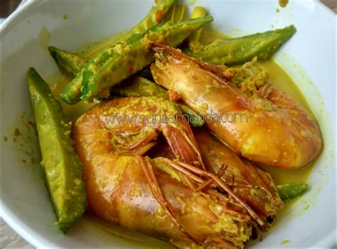 Masak sehingga kering dan pekat. Permintaan | Resepi Udang Masak Lemak Cili Api Campur ...