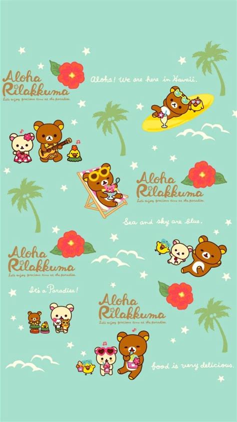 Aloha Rilakkuma Wallpapers Top Free Aloha Rilakkuma Backgrounds