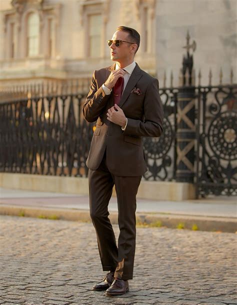 Brown Suit Color Combinations With Shirt And Tie Suits Expert