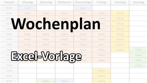 Düsseldorfer tabelle 2021 ✅ dient ab 01.01.2021 als leitlinie zur unterhaltsberechnung zum kindesunterhalt. Wochenplan | Excel-Vorlage - TechWirt.net