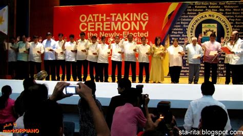Brgy Santa Rita Olongapo City Oath Taking Ceremony Of The Newly