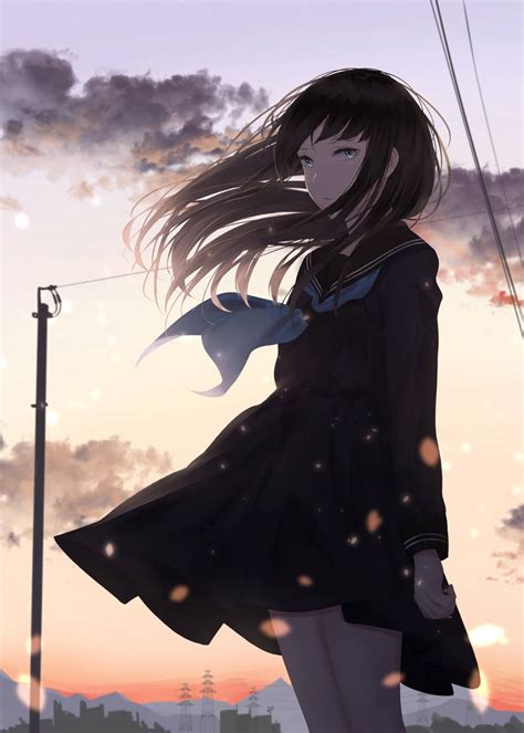 Unduh 92 Sad Anime Girl Wallpaper For Iphone Gratis Postsid