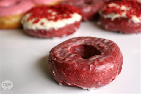 Red Velvet Doughnuts Donut King Droolius