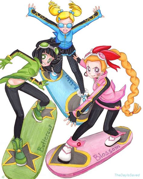 Powerpuff Riders By Thedayissaved On Deviantart Disfraz De Las Chicas