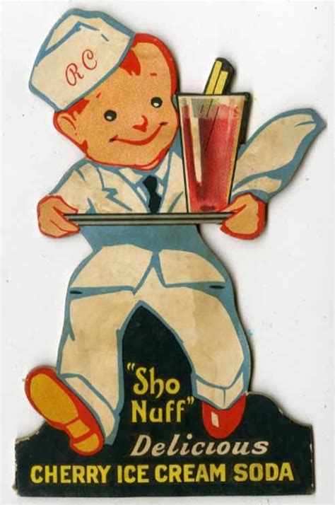 Sho Nuffmeaning Sure Enough Vintage Cherry Ice Cream Soda Sign