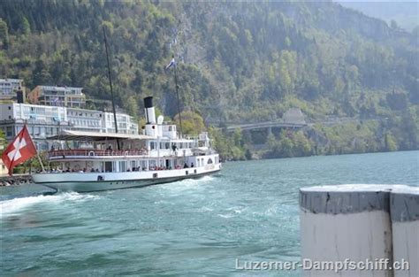 Steamboat Stadt Luzern in Brunnen lake lucerne switzerland 2011