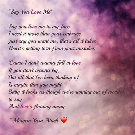 Say you love me by Jessie Ware | Lyrics | Pinterest | Jessie ware, You