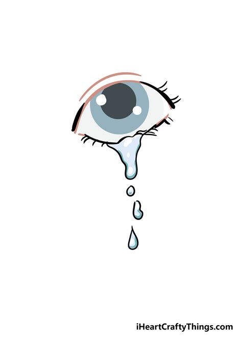 Tears Drawing How To Draw Tears Step By Step