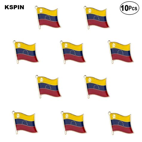 2021 Venezuela Flag Lapel Pin Flag Badge Brooch Pins Badges From