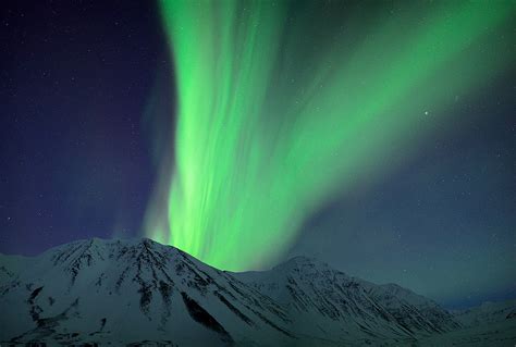 Arctic Volcano This Aurora Erupted Over The Peaks Of The B Flickr