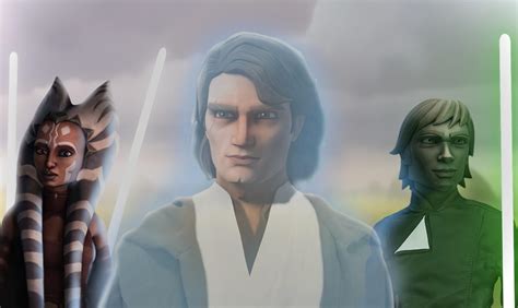 Anakin Ahsoka And Luke Are Reunited After The Fall Of The Empire By