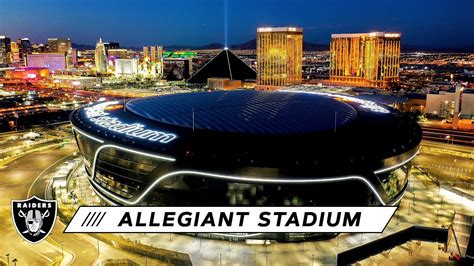 Allegiant Stadium Redefines Las Vegas Skyline With Night