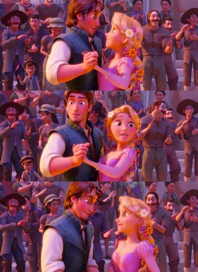 tangled this whole scene of them dancing and doing other things in town is my favorite ♥ i