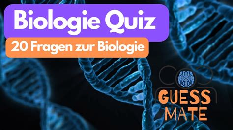 Biologie Quiz I Du Beantwortest NIEMALS Alle 20 Fragen Richtig YouTube