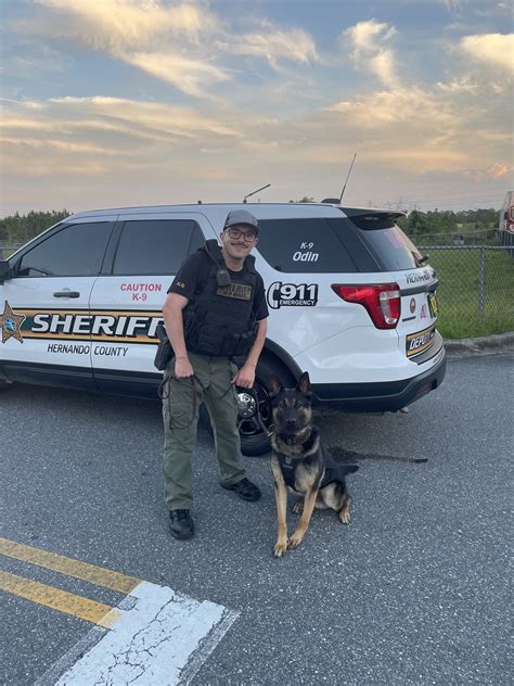 Hernando Sheriff on Twitter: "Deputy Arnold and his partner K-9 Odin