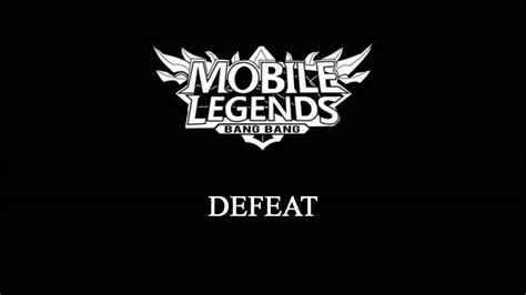 Defeat Mobile Legends Sound Effect Youtube