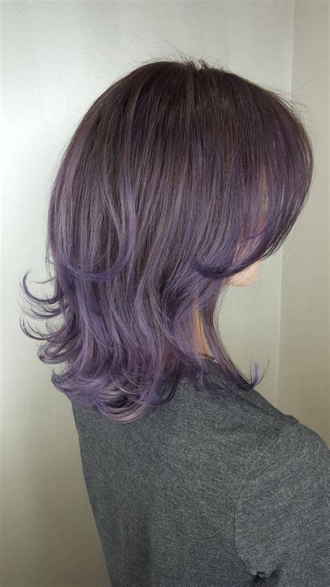 A post shared by @ daisydoeshair on jun 8, 2020 at 3:22pm pdt. Brunette to smoky lavender balayage! : FancyFollicles ...