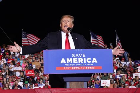 trump tells crowd at iowa rally we re going to take america back