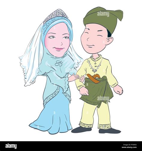 Baju Melayu Cartoon Pakaian Tradisional Malaysia Kartun 88 The Women
