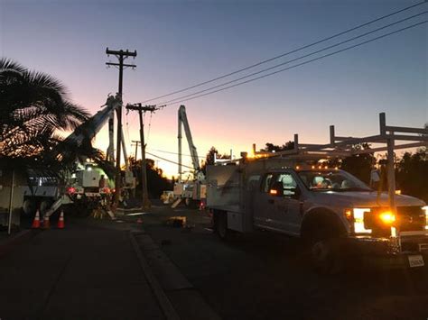 Power Restored After Downed Pole Caused Outage In South Redding
