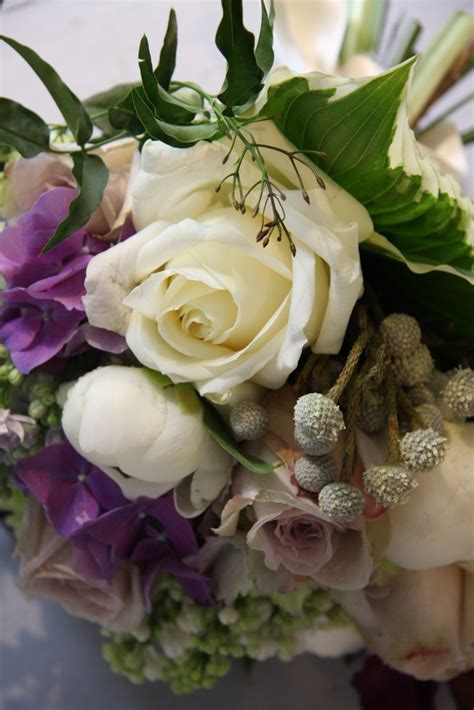 The Flower Magician Vintage Wedding Bouquet To Tone With Egg Plant