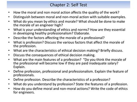 chapter 2 ethics and professionalism