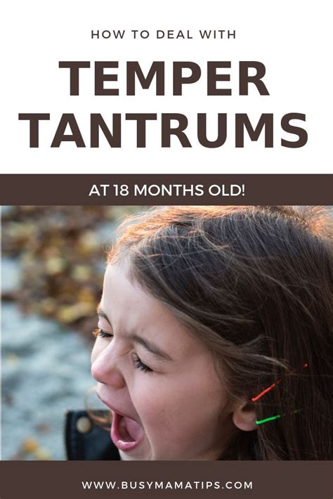 How Can You Deal With Temper Tantrums In 18 Month To 2 Year Old