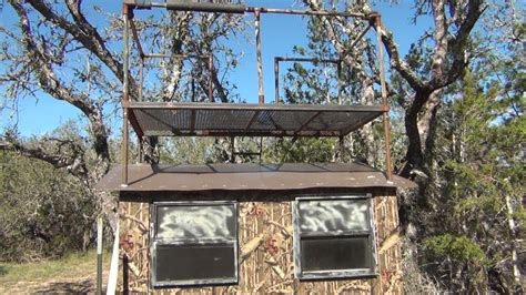 Custom Texas Hunting Blind Whats In Your Blind 45 Youtube