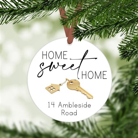 Personalised Home Sweet Home New Home Decoration By Hope And Halcyon