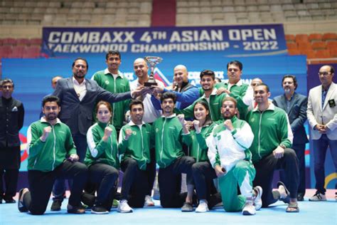 Iran Wins 4th Combaxx Asian Open International Taekwondo Championship G2 Pakistan Emerges