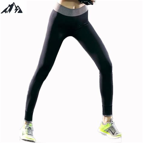 New Brand Hot Sex High Waist Stretched Sports Pants Gym Clothes Spandex Running Tights Women