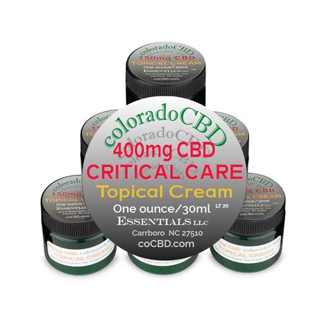 Cbd Topical Cream Triple Strength 1 Oz 400mg Coloradocbd