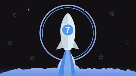 Rocket Launching Countdown Motion Graphics Youtube