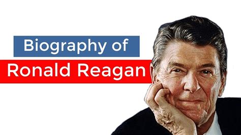 Biography Of Ronald Reagan 40th President Of The United States Of