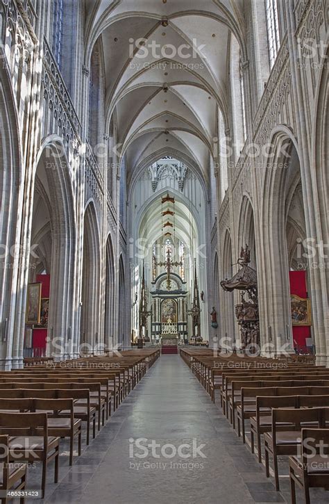 Before visiting the city, always check what measures. Antwerp Cathedral Of Our Lady Stock Photo - Download Image ...