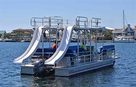 Double Decker Pontoon Boat Rental With Gilligans Watersports Tripshock
