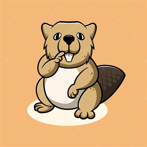 Premium Vector Cute Otter Cartoon Illustration