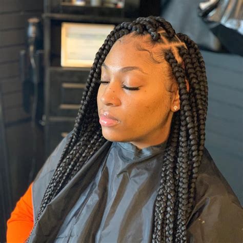 30 small box braids big parts fashion style