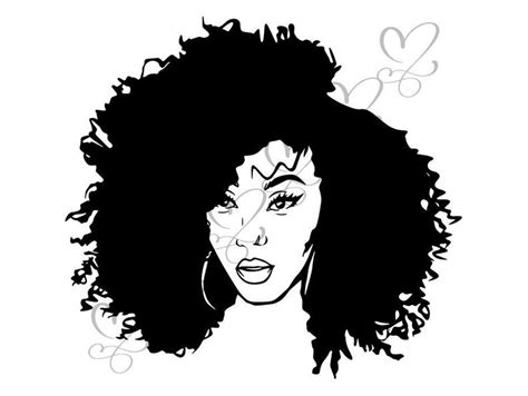 Download Black Woman .SVG Diva Classy Lady Nubian Queen Afro ...
