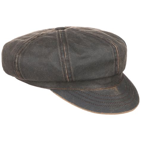 Safford Old Cotton Newsboy Cap By Stetson 6900