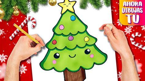 Como Dibujar Un Arbol De Navidad Dibujos De Navidad Dibujos Kawaii