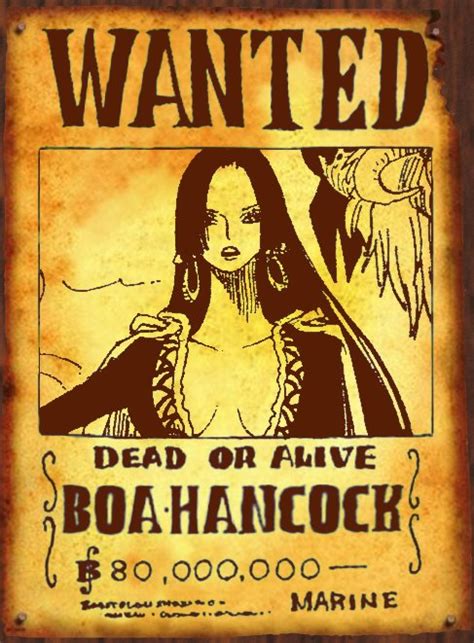 Wanted Boa Hancock By San999 On Deviantart