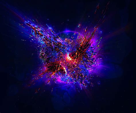 3d Space Explosions Explosions 3d Universe Space Hd Wallpaper Peakpx