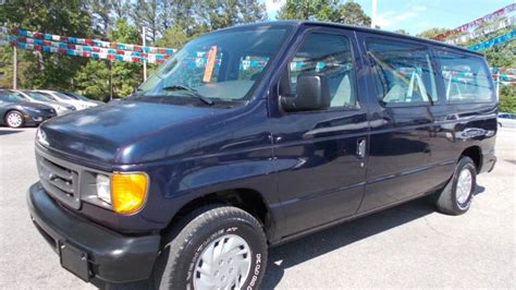 Used Ford Econoline Passenger Van Blue For Sale Near Me Check Photos