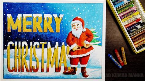 How To Draw Santa Claus Best Christmas Scenery Drawing Part 2