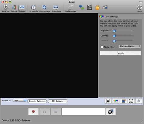 Screen capture software records the entire screen, a. Debut Video Capture Software for Mac (Mac) - Download