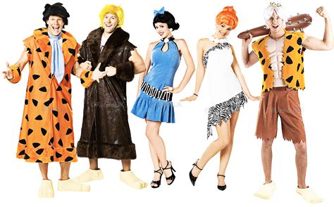The Flintstones Adults Fancy Dress Cavemen 1960s Ladies Mens Costumes