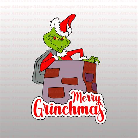 Merry Grinchmas Christmas Dr Seuss Svg 13 Svg Dxf Cricut Etsy
