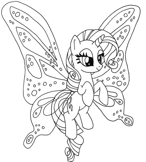 Gambar Mewarnai My Little Pony Untuk Anak TK PAUD SD Terbaru | gambarcoloring