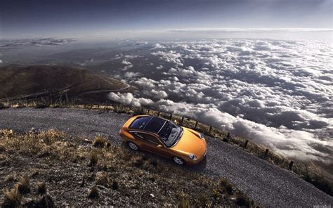 Clouds Landscapes Porsche Cars Skyscapes Wallpapers Hd Desktop